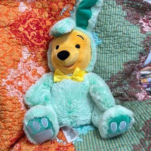 Disney 2021 whinny the poo stuffed bear dressed like Rabbit